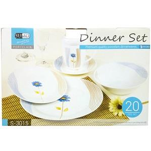 Sumo Porcelain Dinner Set Round x20