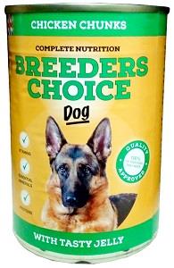 Breeders Choice Dog Chicken Chunks In Jelly 400 g