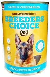 Breeders Choice Dog Lamb & Vegetble In Gravy 400 g