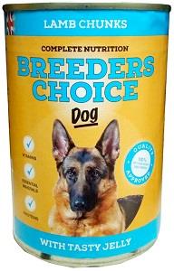Breeders Choice Dog Lamb Chunks In Jelly 400 g