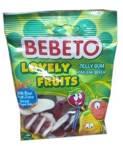 Bebeto Lovely Fruits Jelly Gum 80 g
