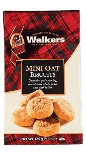 Walkers Mini Oat Biscuits 125 g