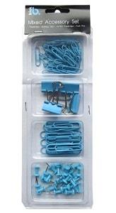 Mixed Accessory Set - Clips Pins Binders
