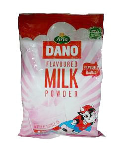 Dano Milk Powder Strawberry Sachet 360 g
