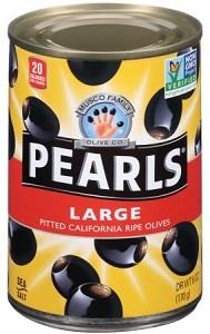 Pearls Carlifornia Ripe Olives Pitted Large 170 g