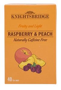 Knightsbridge Raspberry & Peach Tea Caffeine-Free 80 g x40