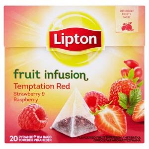 Lipton Fruit Infusion Strawberry & Raspberry 50 g x20