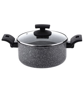 Rossetti Elementi Natura Non-Stick Casserole With Lid Metal-Clad 20 cm