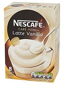 Nescafe Latte Vanilla Flavour 18.5 g x8