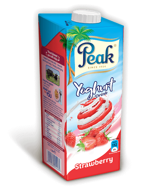 Peak Yoghurt Drink Strawberry Sweetened 100 cl