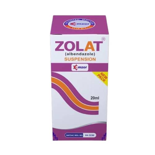 Zolat Albendazole Suspension 20 ml