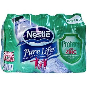 Nestle Pure Life Water With Zinc 60 cl x20