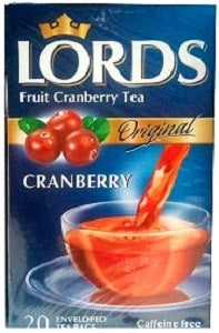 Lords Fruit Cranberry Original Tea 40 g x20