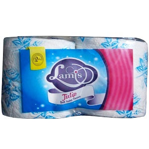 Lamis Toilet Tissue Tulip Soft 2 Ply 2 Rolls (PROMO)