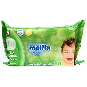 Molfix Baby Wet Wipes With Baby Lotion x60
