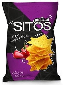 Sitos Tortilla Chips Sweet & Chili 60 g