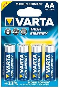 Varta Alkaline High Energy Battery AA x4