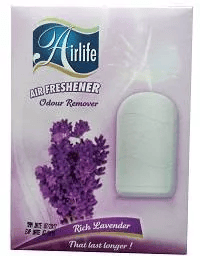 Air Life Air Freshener Odour Remover Rich Lavender Diffuser + 1 Refill