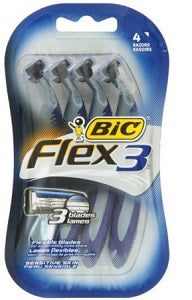 Bic Flex 3 Blades Shaving Stick x3