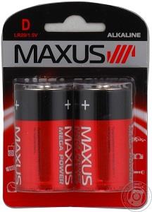 Maxxus Titanium Alkaline Battery D x2