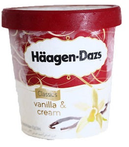Haagen-Dazs Ice Cream Vanilla 450 ml