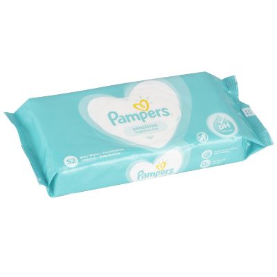 Pampers Baby Wipes Sensitive x52