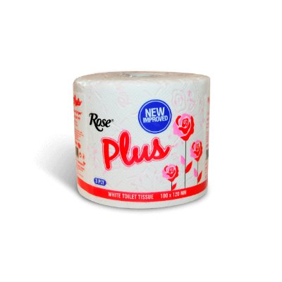 Boulos Rose Plus Toilet Tissue 2 Ply 1 Roll