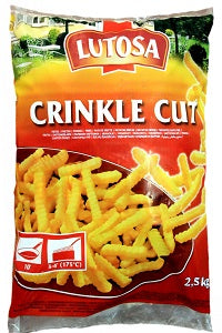 Lutosa Crinkle Cut Fries 2.5 kg