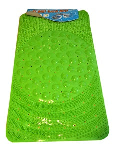 Bashow Rubber Non-Slip Bath Mat - Green