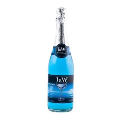 J & W Blue Cocktail Non Alcoholic Wine 75 cl x12