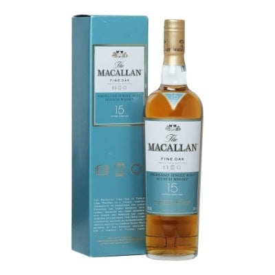 The Macallan Single Malt Fine Oak Whisky Aged 15 Years 70 cl
