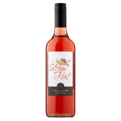 The Straw Hat Lush & Fruity Rose Wine 75 cl