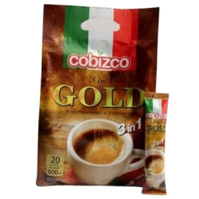 Cobizco Gold 3 in 1 Pre-Mix Coffee 600 g