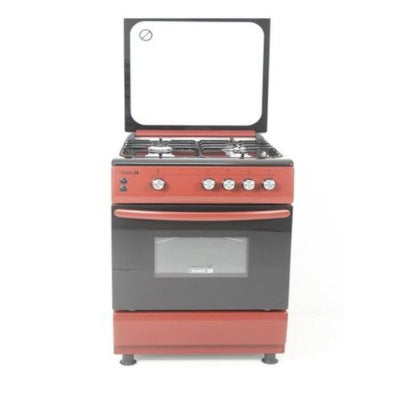 Scanfrost Cooker CK6400R 60X60 cm 4 Gas - Red