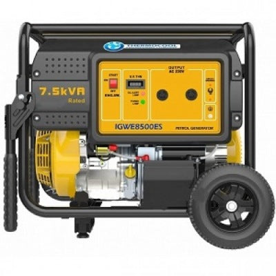 Tec Generator Set Igwe 8500 ES Large Petrol 7.5 KVA/6.0 Kw