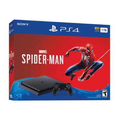 PS4 1 TB Slim Console + Marvel Spiderman