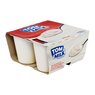 Tom Milk Natural Yoghurt 120 g x4