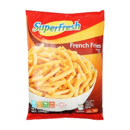 Superfresh French Fries 7 x 7 2.5 kg