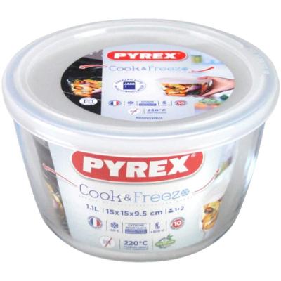 Pyrex Cook & Freeze Glass Square Dish With Lid 2 L 219P001