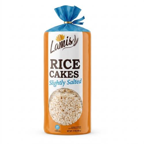 Lamis Rice Cakes Slightly Salted 120 g x18