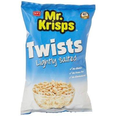 Mr Krisps Twists Lightly Salted Chips 80 g