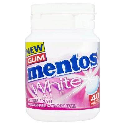 Mentos White Chewing Gum Bubble Fresh Sugar-Free 156.6 g