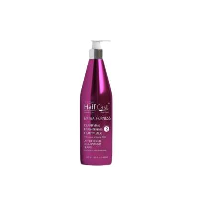 Half Cast Extra Fairness Clarifying Brightening Beauty Milk 450 ml