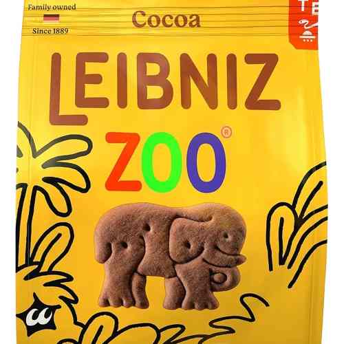 Leibniz Zoo Cocoa Biscuits 100 g