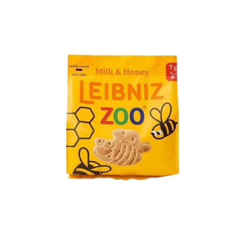 Leibniz Zoo Milk & Honey Biscuits 100 g