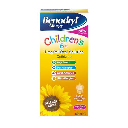 Benadryl Allergy Children's Syrup 60 ml
