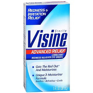 Visine Advanced Redness Reliever Eye Drops 30 ml