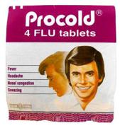 Procold Flu 4 Tablets x4