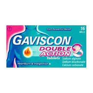 Gaviscon Double Action Mint 16 Tablets
