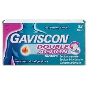 Gaviscon Double Action Mint 32 Tablets